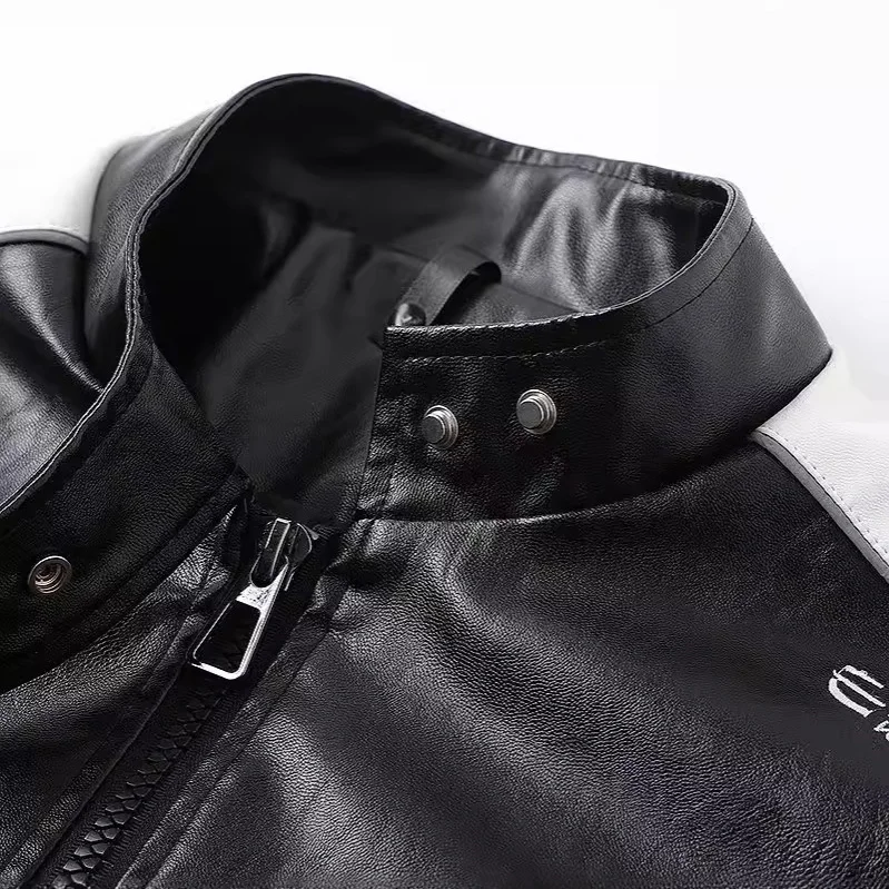 الخريف رجل الطيار سترة رسالة مطبوعة الوقوف طوق الذكور ملابس خارجية الشارع الشهير طويلة الأكمام فضفاضة عادية يندبروف الرجال معطف