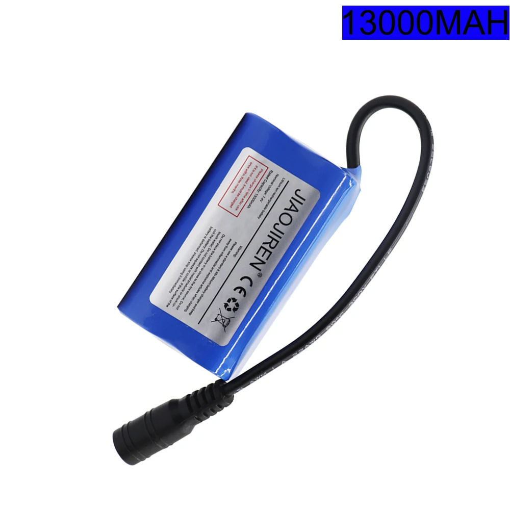 อัพเกรดแบตเตอรี่สําหรับ T188 2011-5 T888 V007 H18 C18 รีโมทคอนโทรลเหยื่อตกปลาเรืออะไหล่ 18650 2S 7.4V 13000mAh แบตเตอรี่