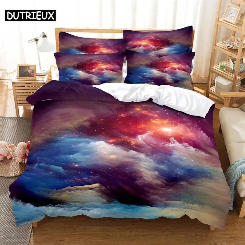 

Starry sky Bedding Set Duvet Cover Set 3d Bedding Digital Printing Bed Linen Queen Size Bedding Set Fashion Design bed cover