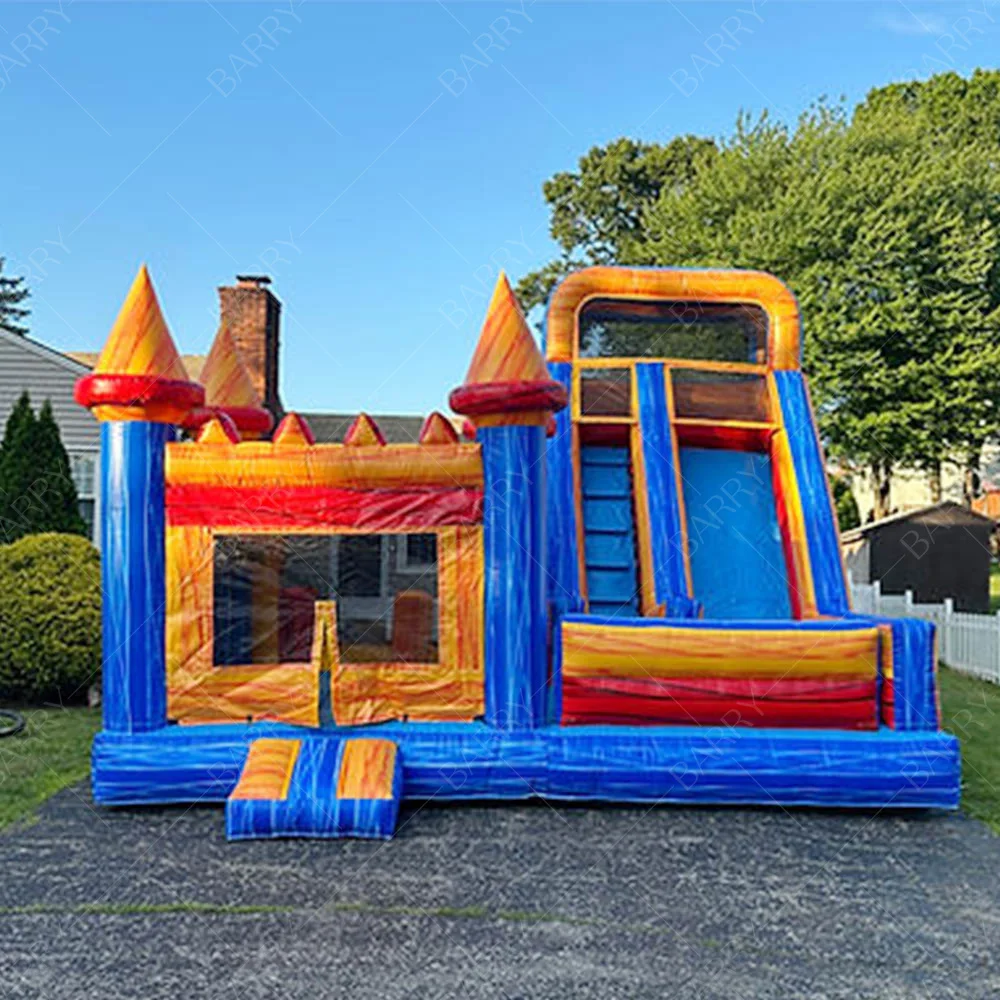 

Hot Sale Small Inflatable Bouncer Castle Game for Kids Inflatable House Party Jump Bouncing and Slide Combo Outdoor