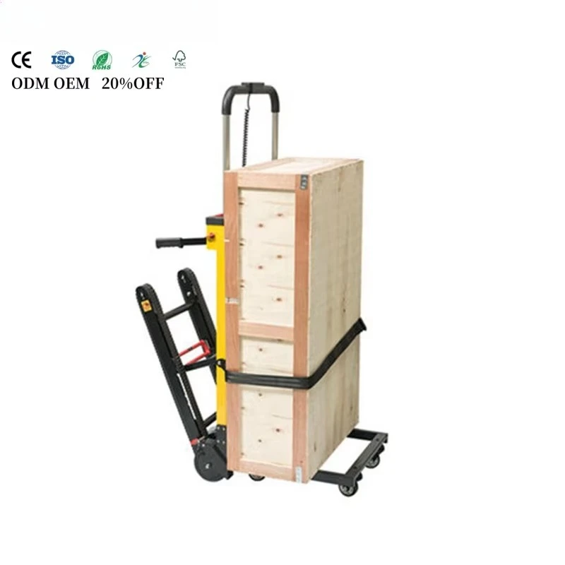 Chinese Manufacture Hand Truck Electric Heavy Duty Trolley With 4 Wheels