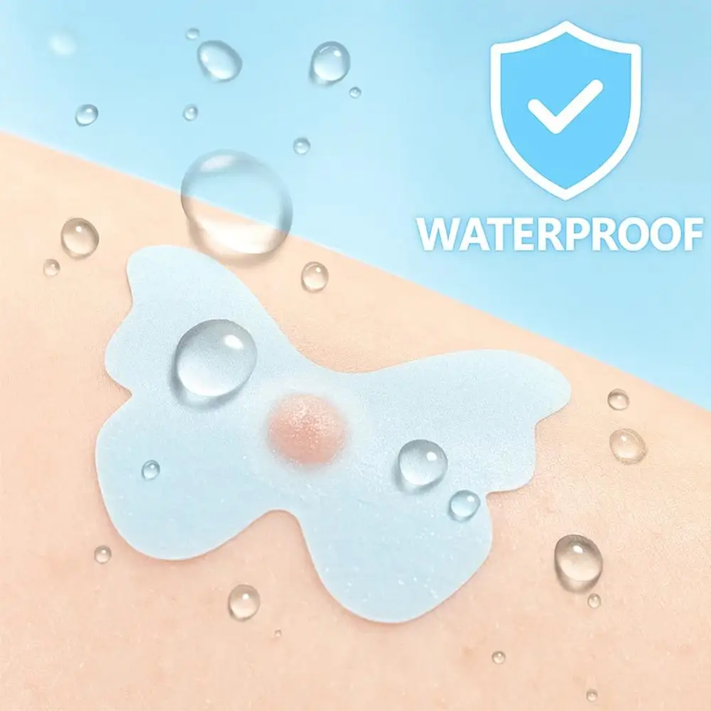 100 قطعة من رقع البثور الكرتونية اللطيفة - نقاط غروانية مائية غير مرئية للمتعة والعناية بالبشرة اللطيفة #6