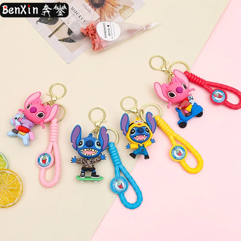 miniso  Keychain car pendants, exquisite bag accessories, key chain rings, claw machine pendants