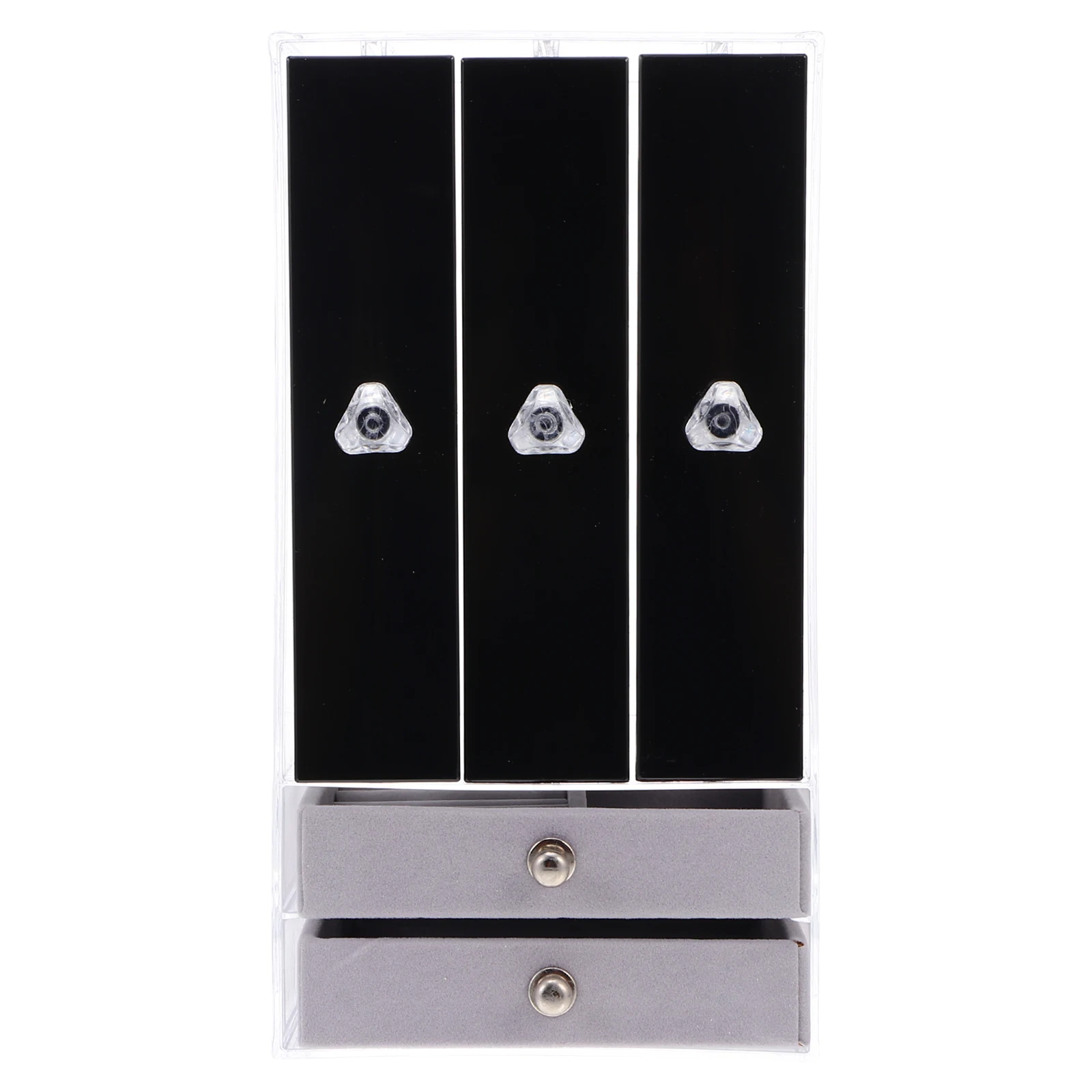

Plastic Jewelry Storage Box Holder Rack for Women Earrings Display Shelf ganizer Home Shop Premium Material