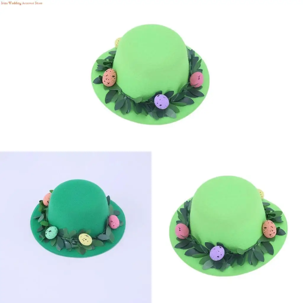 G92D Small Hat Hair Clip Aesthetic Hairpin Elastic Hair Band Ponytail Holder Hairpin