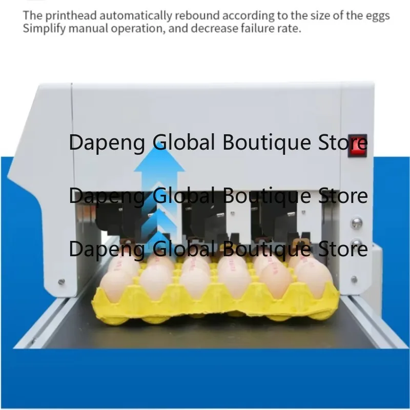 Six Printhead Thermal Inkjet Marking Equipment Surface Batch Information Continuous Printing Machine