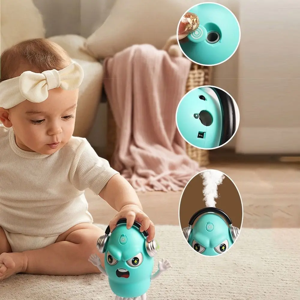 رذاذ ماجيك الرقص لعبة الأخطبوط الزحف الرقص الكهربائية السيارات الرقص الأخطبوط تجنب العوائق مصباح ليد لعبة الرقص