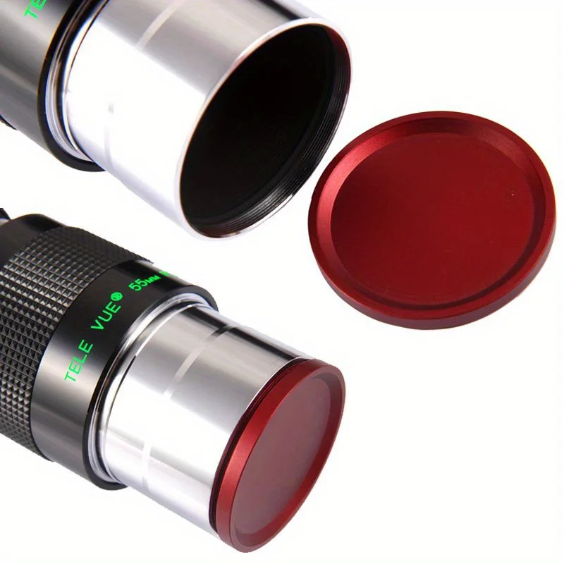 Totalmente Metal Astronomia Câmera Capa de Proteção Roscas Masculinas e Femininas Tampa de Poeira Telescópio Oculares Lens M42 M48 M54 x 075 Milímetros