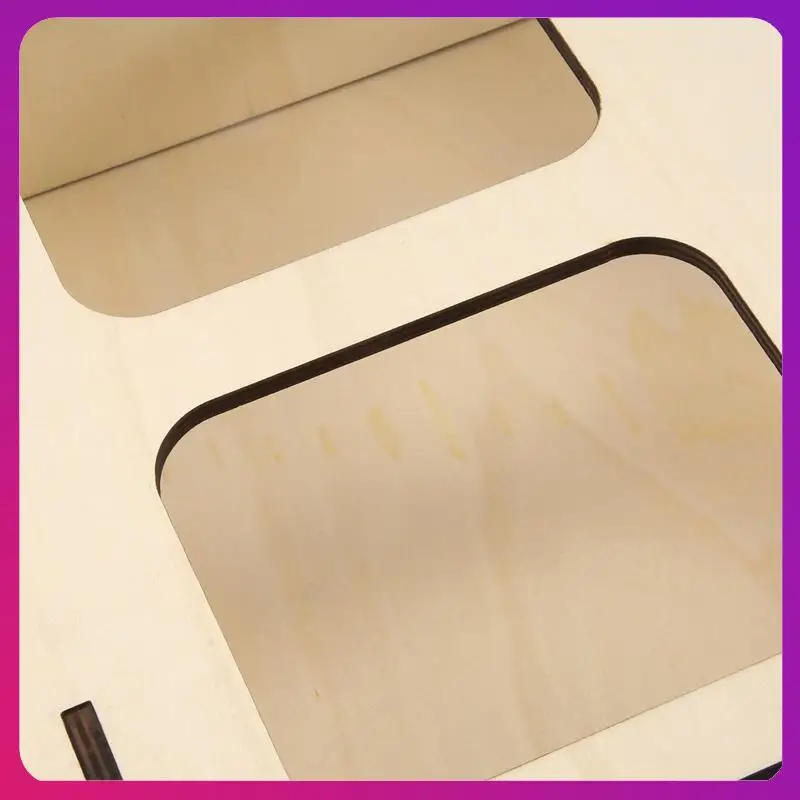 ABKL-Couch Arm Table Clip-On Sofa Armrest Tray Without 2 Bowls, Portable Wooden Snack Caddy With Drink Holders Durable Easy Inst