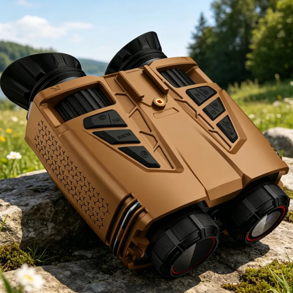 Hunting and Camping NVC800 4K UHD Infrared Head-Mounted WiFi Digital Telescope Camera Binoculars with Night Vision 16X Zoom