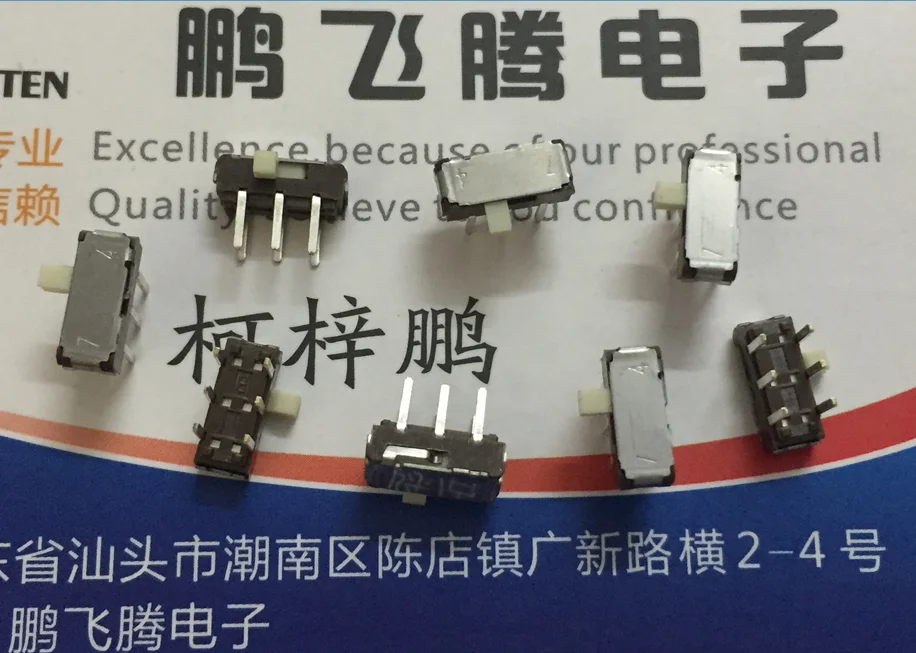 

20PCS/lot Japanese SSSS223200 miniature pull switch 6-pin 2-gear power side pull slide switch in-line dual row