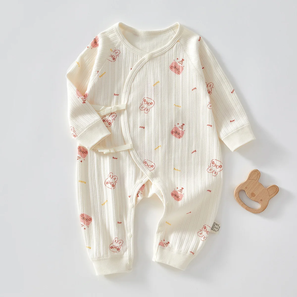 Baby Newborn Spring Cute Animal Design for Boys Girls Newborn Rompers Long Sleeve Thin Autumn 100 Cotton Baby Clothes Loungewear
