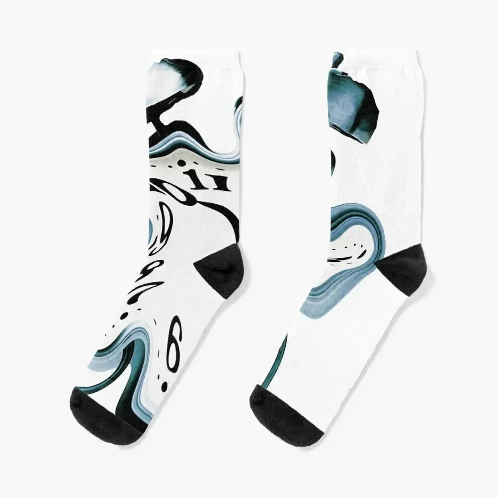 

Dali clock Socks sport crazy golf christmass gift Socks Women Men's