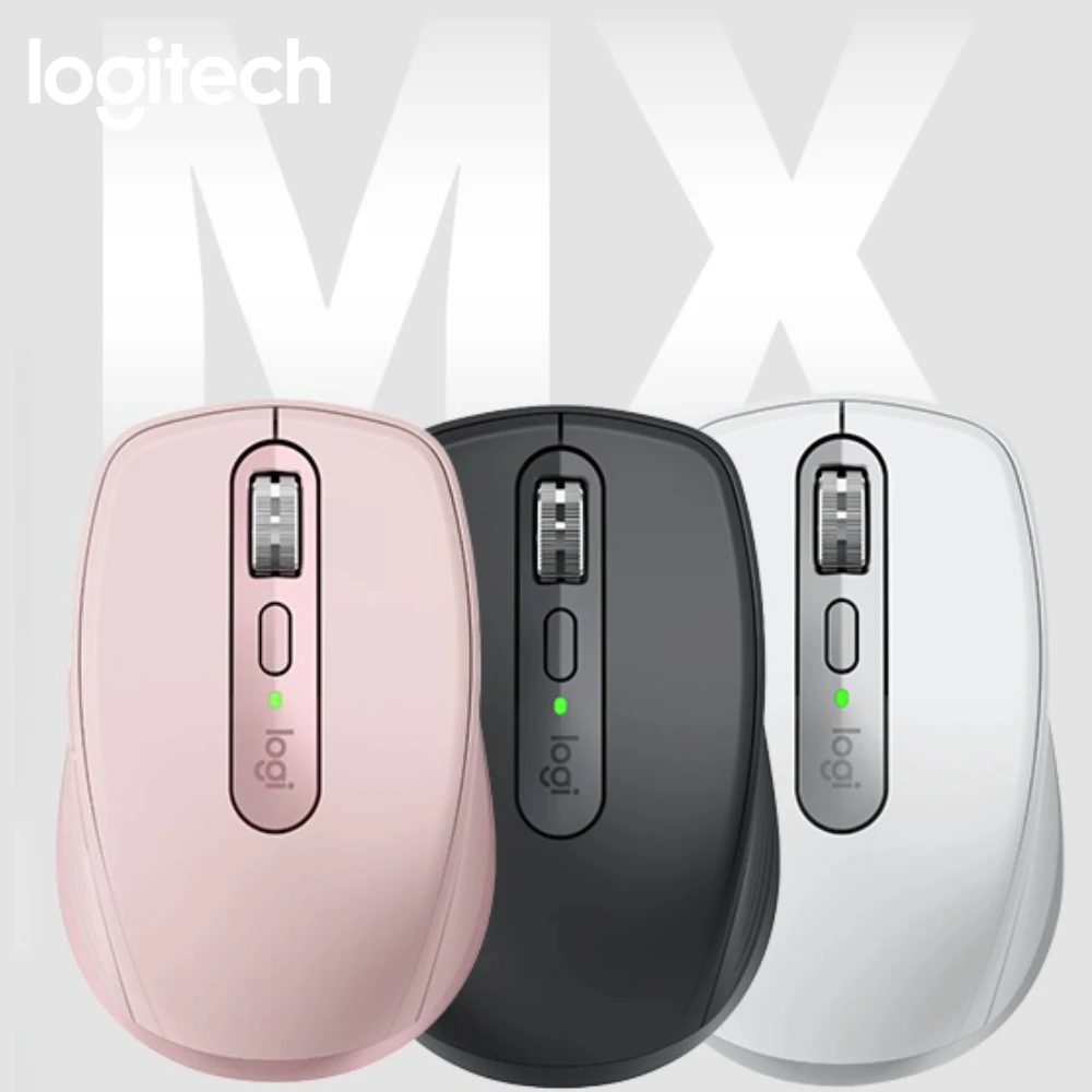 

Беспроводная мышь Logitech MX Anywhere 3S, 8K DPI, бесшумный щелчок, быстрая прокрутка, отслеживание любых поверхностей