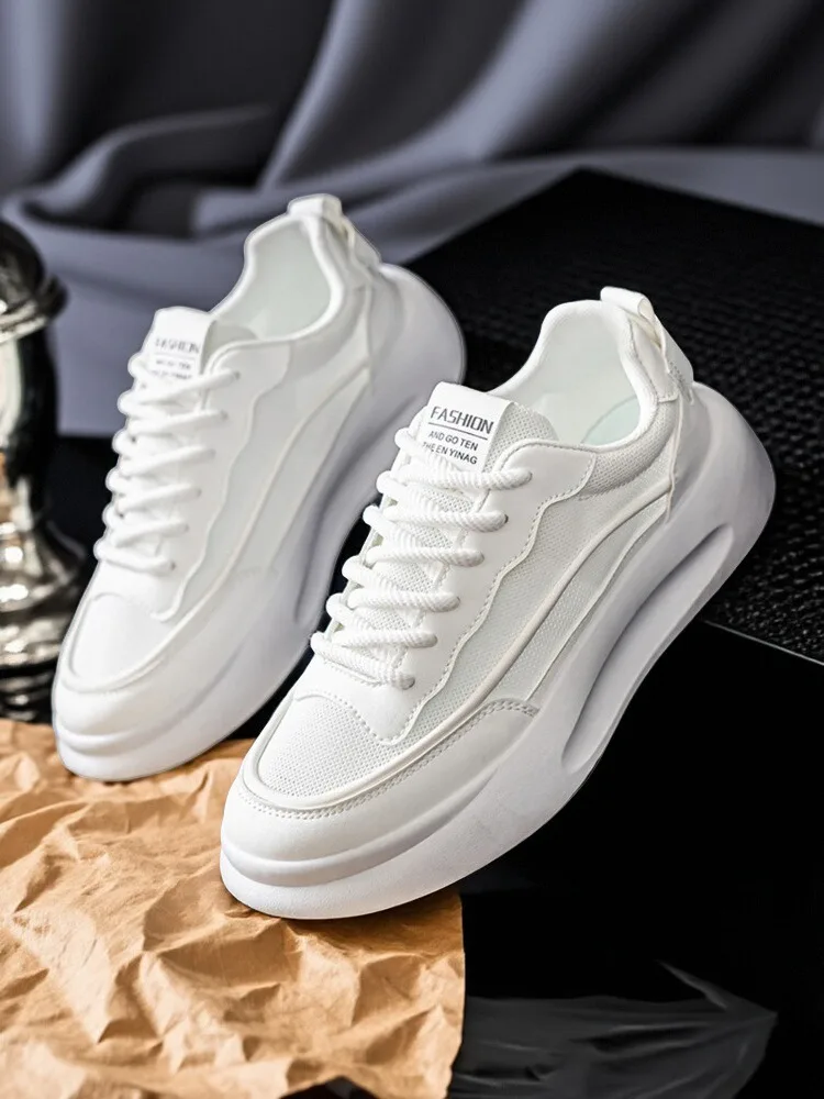 

Новые мужские дышащие повседневные кроссовки 2025 года с модным принтом, удобные для лета и осени