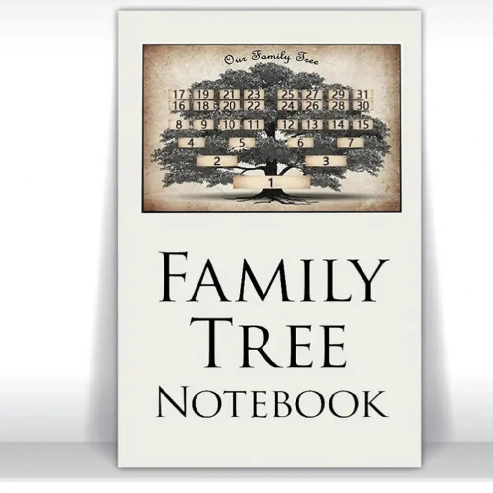 Family Tree Notebook Memories of Ancestors Thick Paper Ancestor Record Tree Print Meaning Family Gift Genealogy Journal