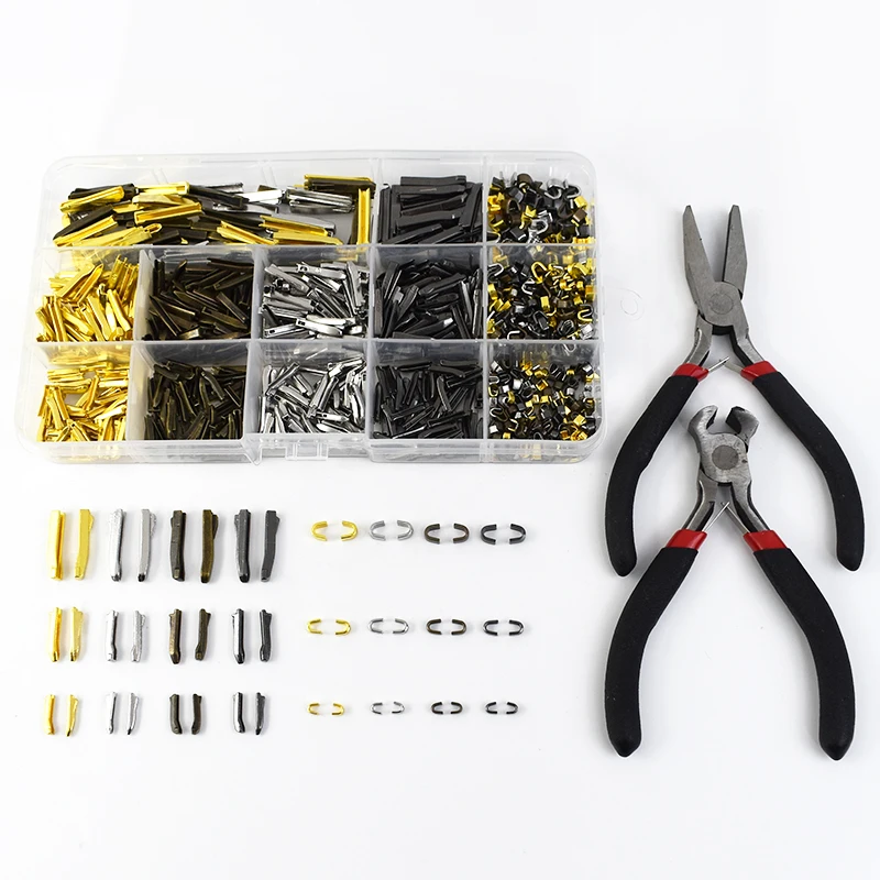 

3# 5# 8# Meetee Zipper Repair Kits Clothes Bags Zips Disassembly Tool Non-slip Zippers Tail Stopper Pliers Plug Fastener Clip