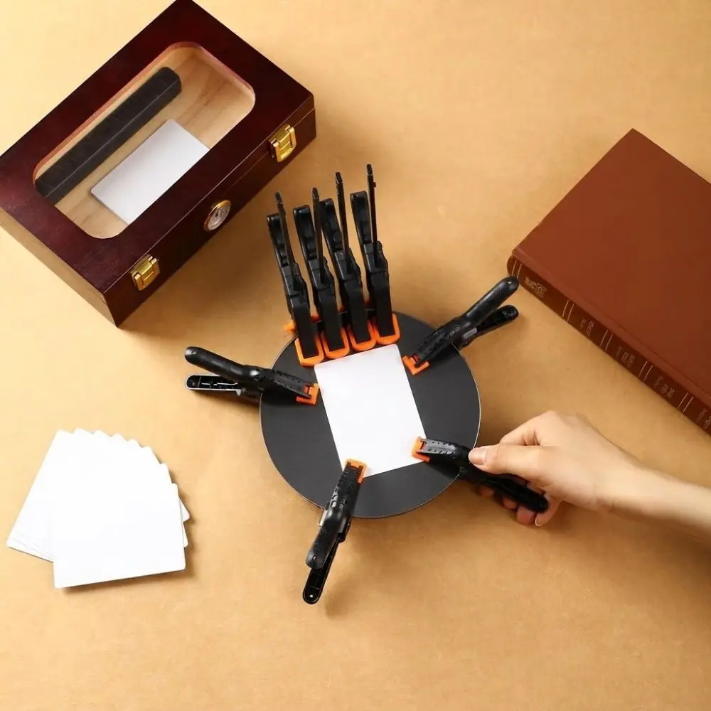 

Набор для выравнивания и восстановления карт (15 шт.): портативный комплект для сохранения фотографий и ремонта карт с увлажняющим боксом