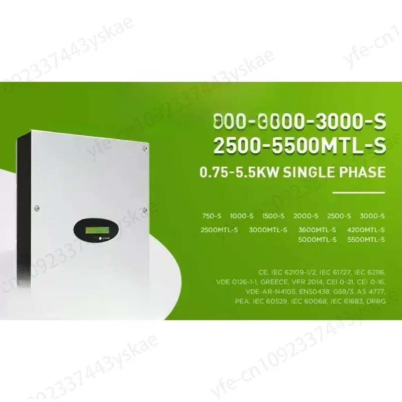 Growatt 3Kw 5Kw 10Kw 12Kw 30Kw 33Kw 40Kw Growatt Hybrid Off Grid PV Solar Power Inverter Price