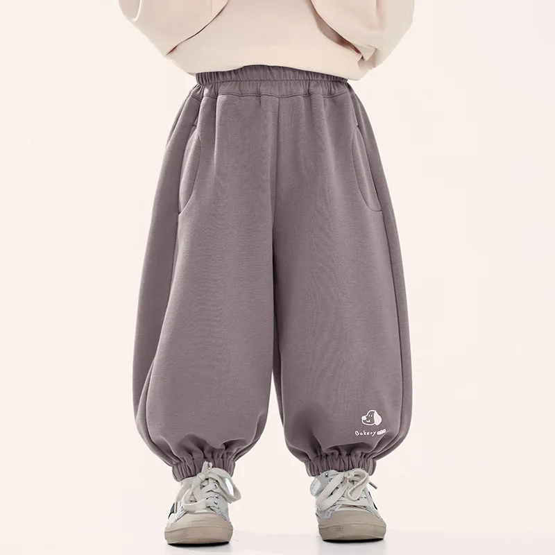 Boys Pants 2026 Spring and Summer New Childrens Clothing Korean Boys and Girls Foreign Style Close Casual Pants Simple All Match