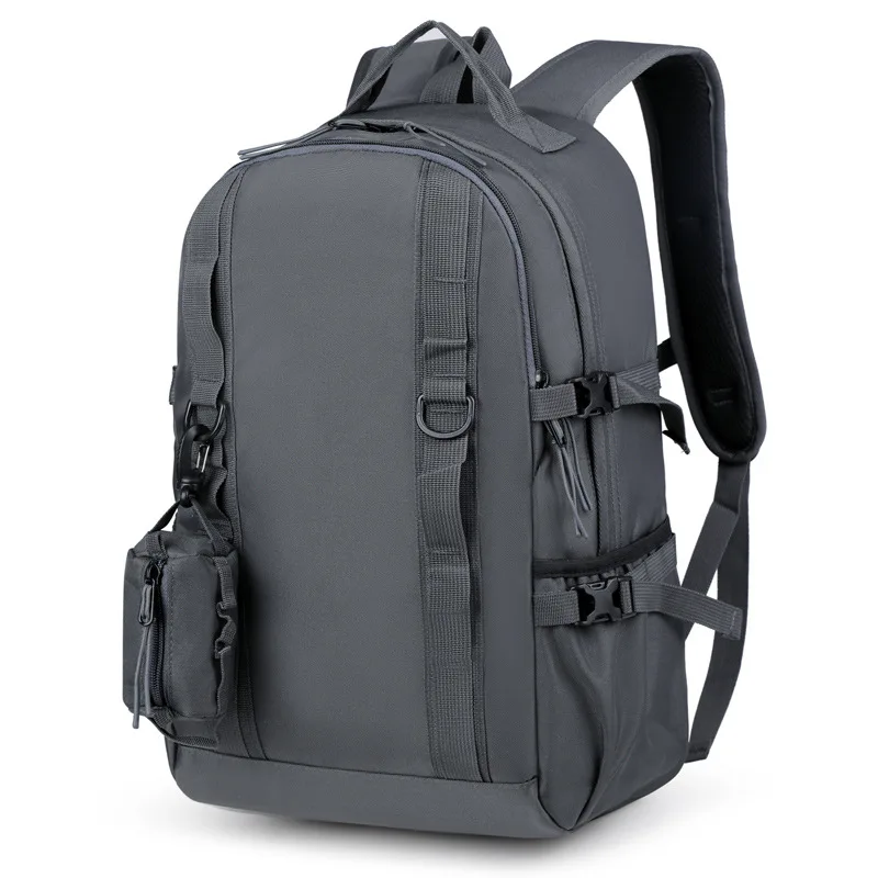 

PU leather Hiking Backpack Men's and Women's Same Outdoor Trendy Casual Backpack CamPU leathers Student School Bag Foreign Trade