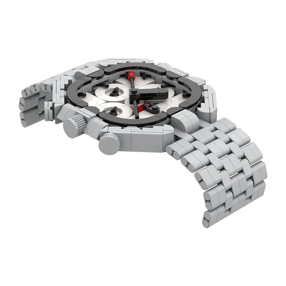 

MOC Omegaed Speedmaster Watch Bricks Model Creativity Building Blocks Watch Assembly Educational Toys Kids DIY Birthday Gifts