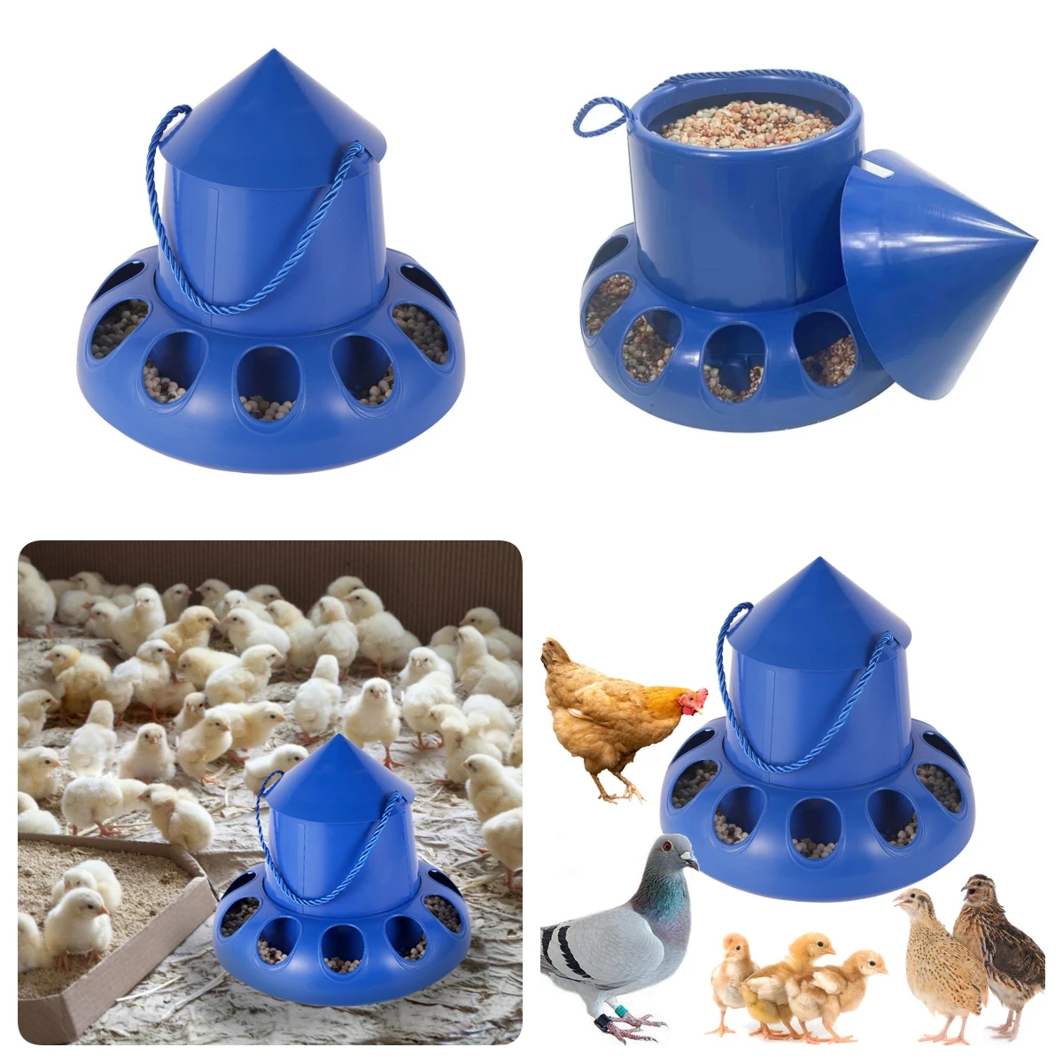calha-de-comida-anti-spatoria-para-frango-11-buracos-pato-ganso-anti-respingos-alimentador-automatico-codorna-pombos-calha-de-alimentacao-azul