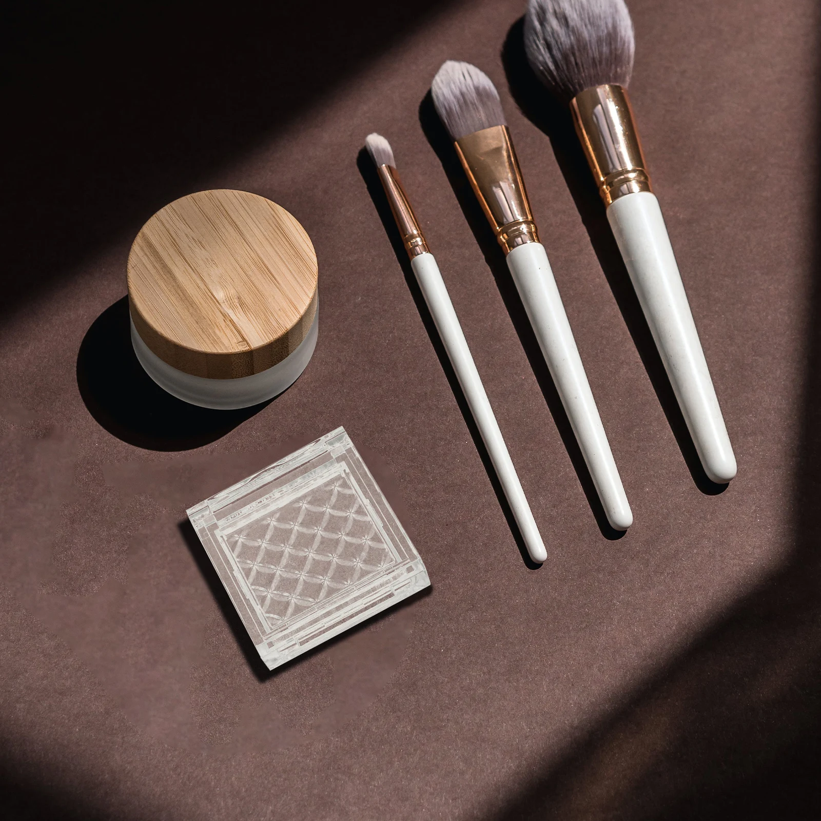 

Eyeshadow Pans Empty Plate 25g Five Spice Meat Highlight DIY Plastic Travel Pressed Powder Reusable Sturdy Small
