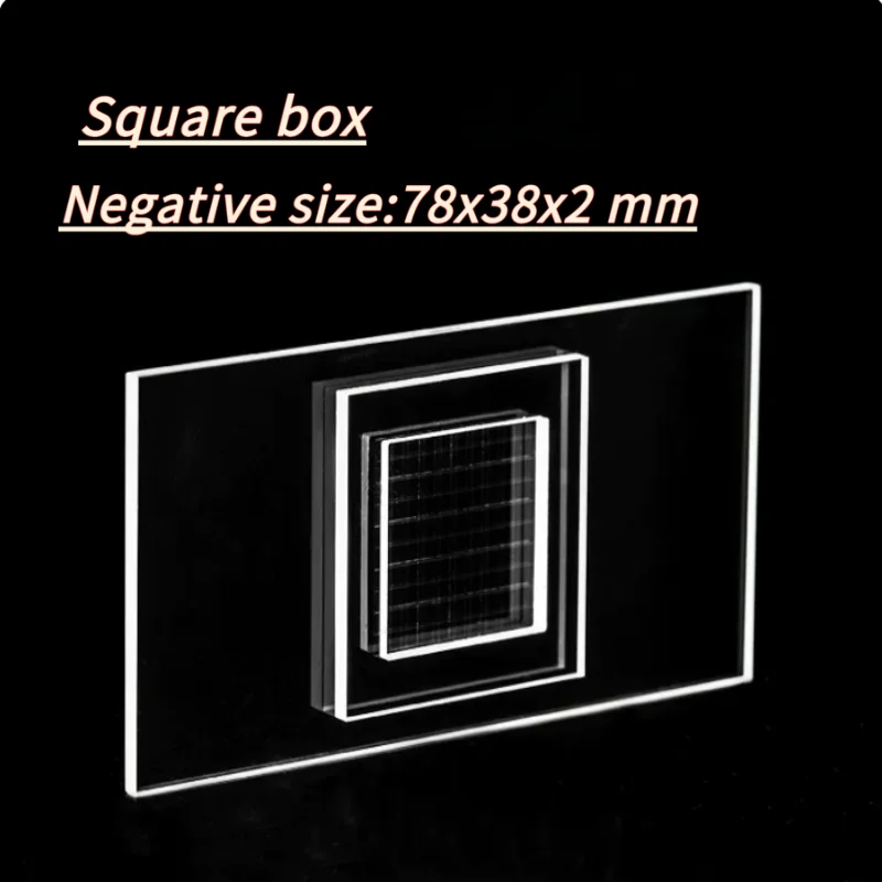 High-Definition Grid Plankton Counting Chamber, 0.4mL-8mL High-Precision Optical Glass Counting Plate Aquatic Research