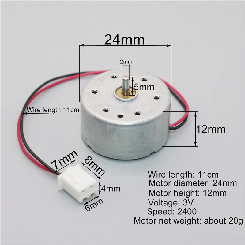 1 Pcs The New 0.5-12 V Metal DC Miniature Fan Motor Audio Equipment High Quality Toy Game Machine Robot Measuring Device Motor image 6