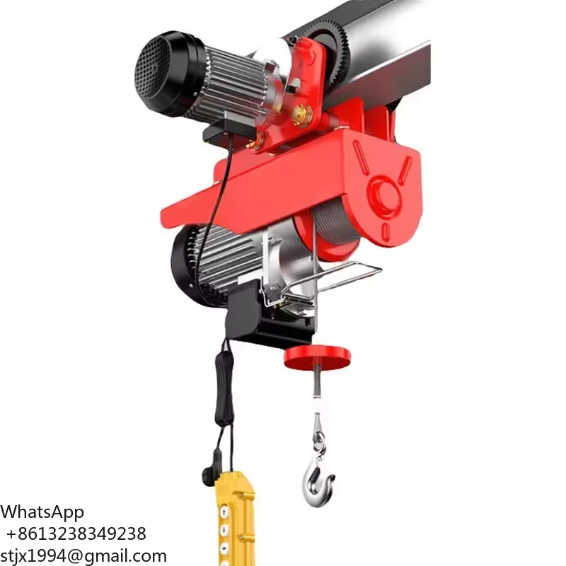 Беспроводной пульт дистанционного управления, микроэлектрическая таль, 220 В, тросовая таль PA200-1000 кг, бытовой небольшой кран, кран