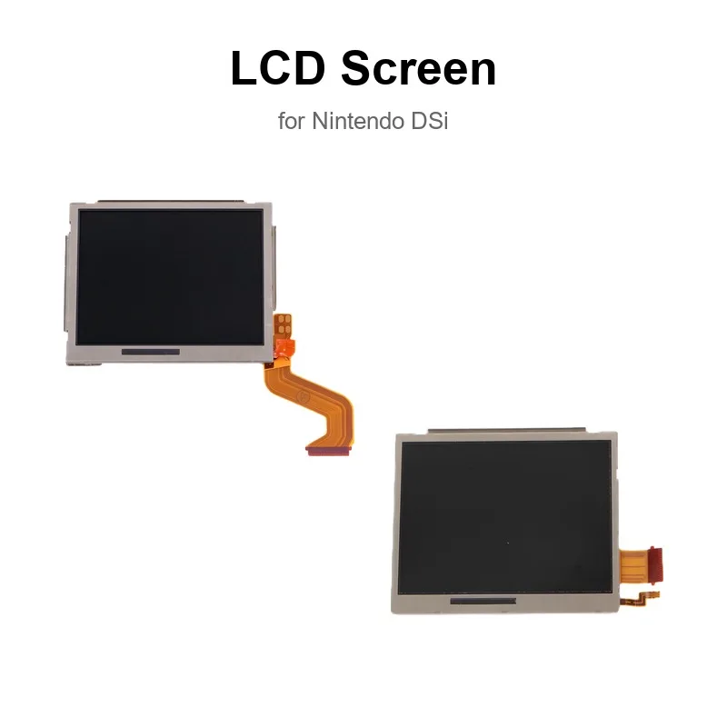 Replacement LCD Screen for Nintendo DSi TWL-001, Top / Bottom Display with Flex Cable, Touch Digitizer, Free Tools, Tested