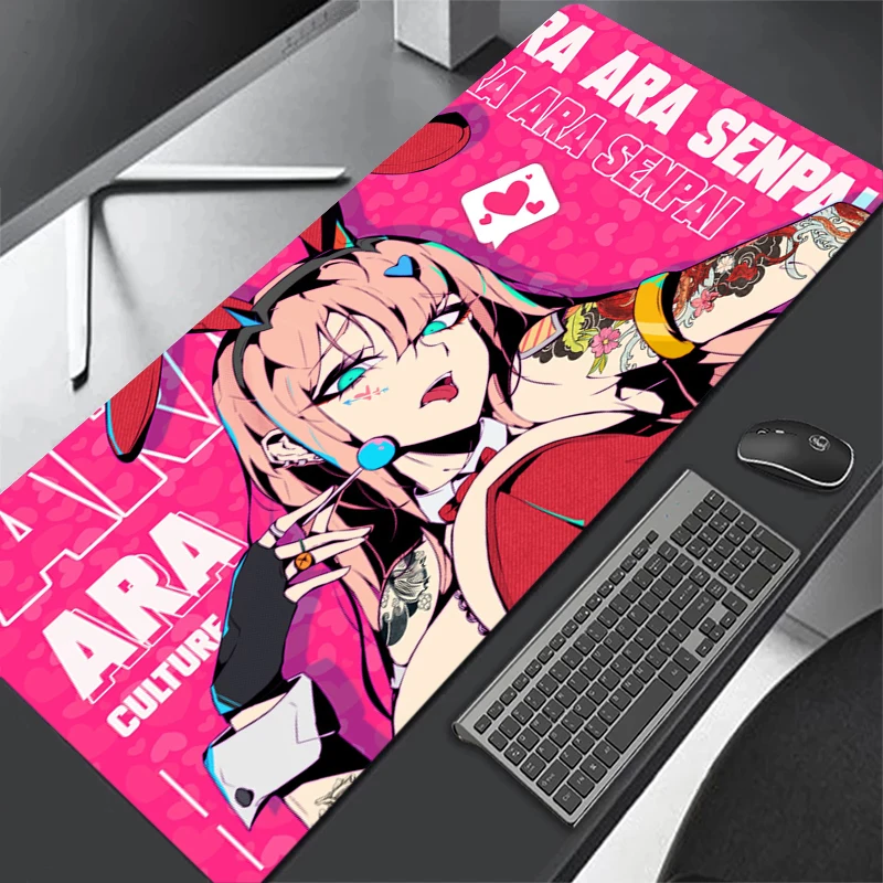 Large Anime Mouse Pad Darling in the FranXX 02 Gaming Mousepad Big Mouse Mat Zero Two XXL 90x40 HD Print Keyboard Pads Desm Mat