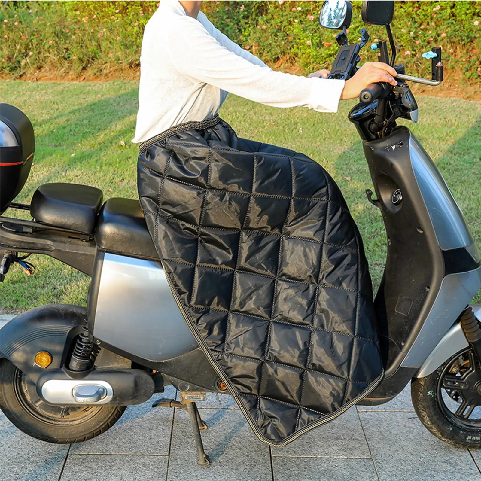 

Scooter Leg Cover Reflective Warm Motorbike Lap Blanket Apron Scooter Leg Warmer Apron For Travel City Commuting Biking Riding