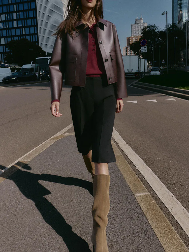 الراقية الشتاء وصول جديد المرأة طويلة غير رسمية orts تنوعا عالية الخصر فضفاضة تناسب مريحة Faionable العرقية Sle #1