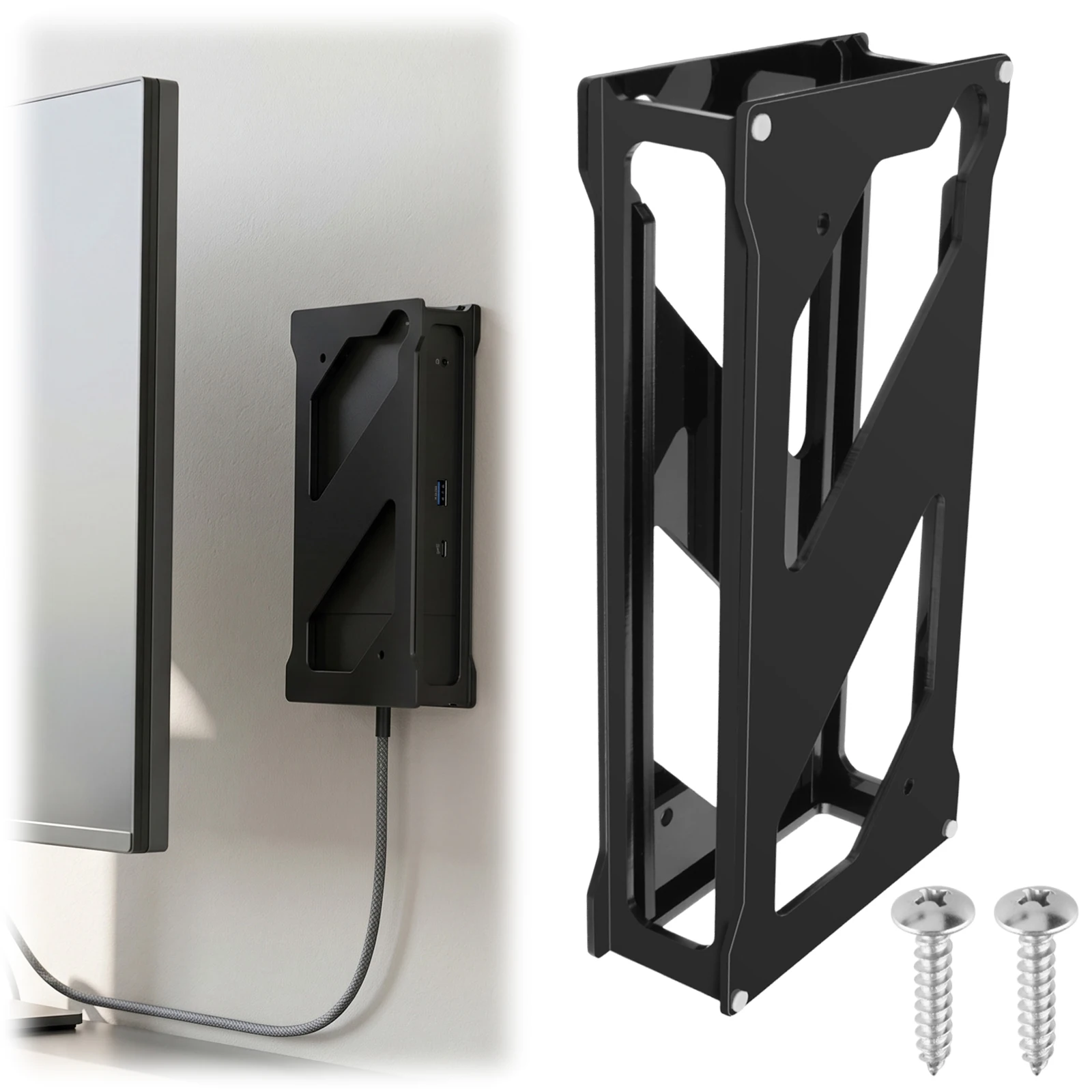 Acrylic Mount for WD19 Series Docking Stations Docking Station Mount Holder Stealth Mounts for WD19S/ WD19TB/ WD22TB4