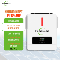 1KW 2KW 3KW 4KW 6KW 8KW 10KW ON/OFF Grid Hybrid Solar Inverter Price Physical Stock 48V 24V 12V MPPT Dual AC Sine Wave Inverter