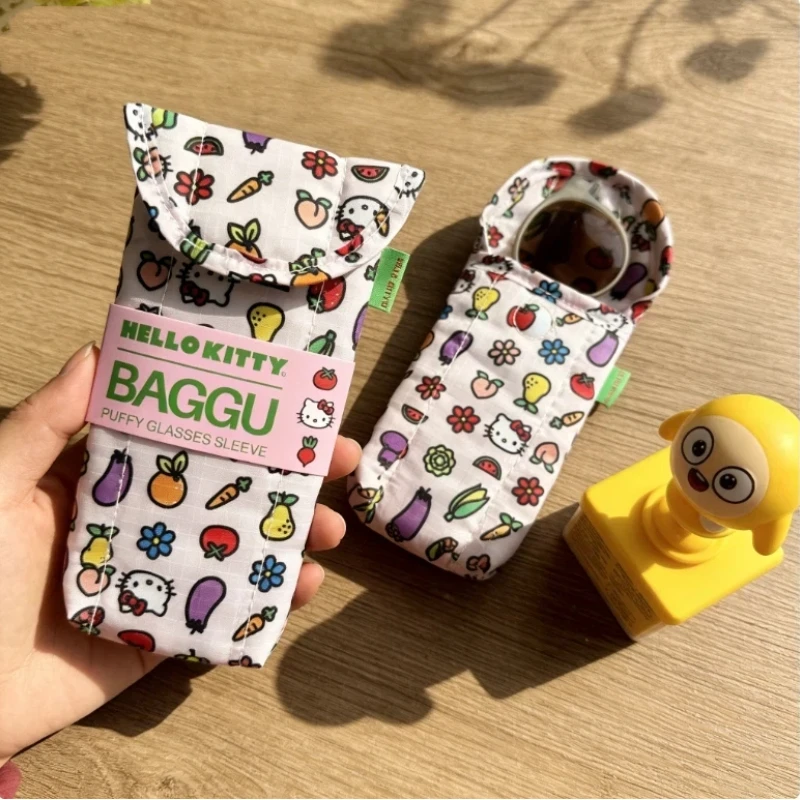 

Kawaii Hello Kitty Snoopy Sunglasses Storage Bag Cartoon Cotton Glasses Protective Case Pouch Gift