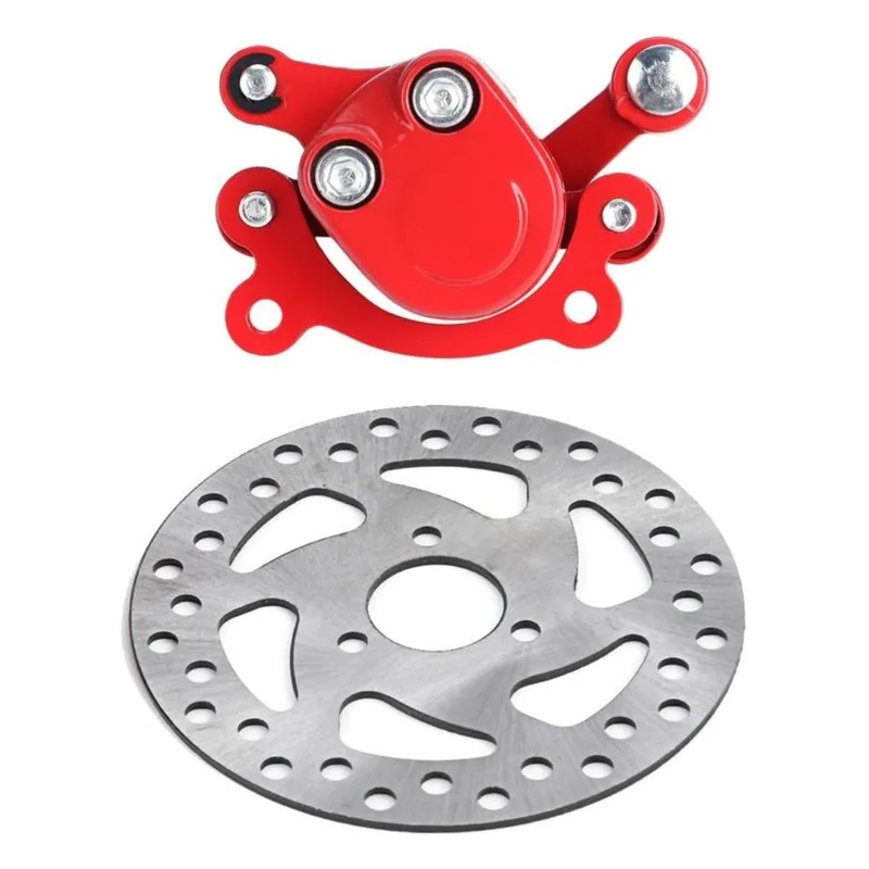 Kit de Frenos Confiable para Go Kart Eléctrico de 43, 47 y 49 cc - Caliper de Freno para Go Kart con Disco de 120 mm para Scooter y Mini Moto