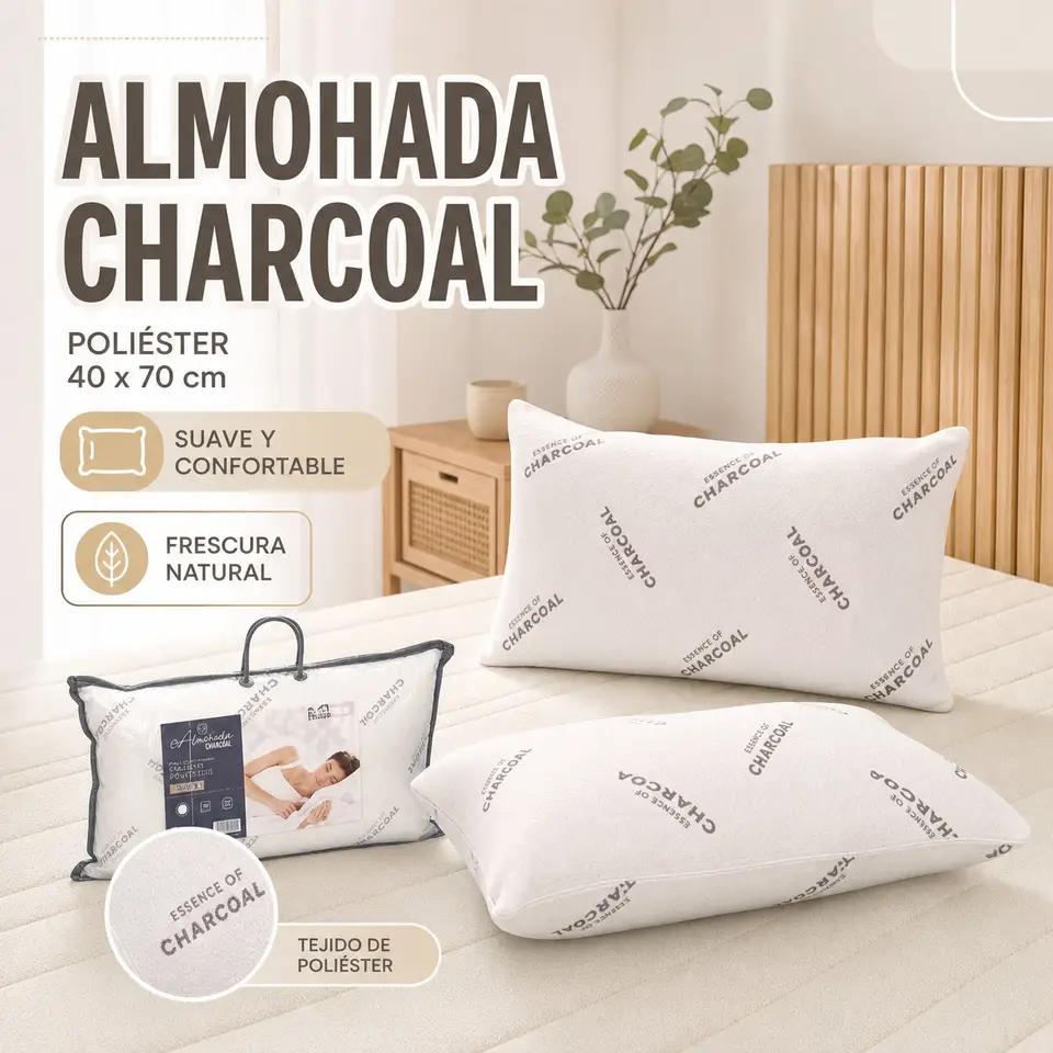 ALMOHADA DE FIBRA DE POLIÉSTER 40X70CM