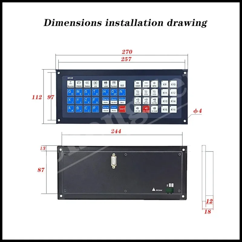 CNC ddcs-chuyên gia/M350 PLC 3/4/5 trục ẩn chuyển động điều khiển 1MHz g Mã tốt hơn so với ddcsv3.1 hệ thống với ATC mở rộng bàn phím