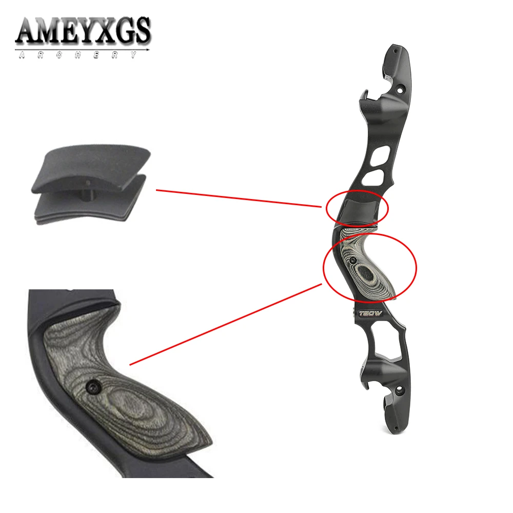 1pc Bow Wooden Grip Plastic Arrow Rest Module for Junxing H1 Recurve Bow Archery Shooting Hunting Target Replacement Parts
