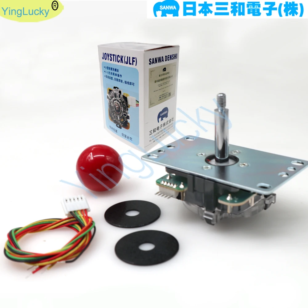 Sanwa Joystick japonia oryginalny JLF-TP-8YT walczący rocker z DIY joystick kti jamma MAMI gra arkade akcesoria do maszyn/kabina