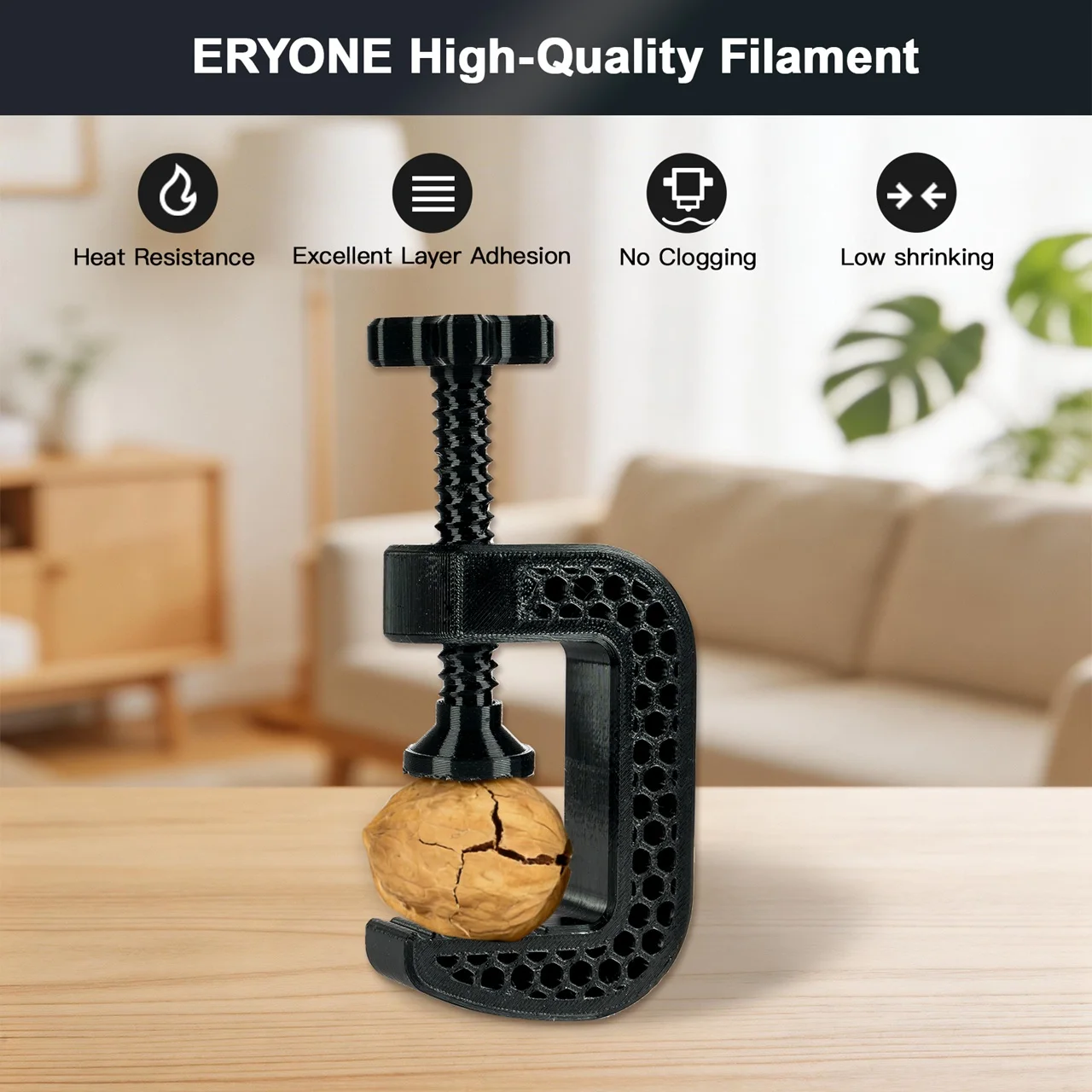 ERYONE 10KG PETG Lite Filament 1.75mm ±0.03mm Biodegradable High Quality Basic Filament for FDM 3D Printer Fast Shipping 1kg Spool