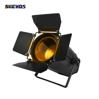 1/2/4pcs LED 200W COB Linear Zoom Par Warm+Cool White Lighting With Baffle DMX512 For DJ  Stage Light Wedding Restaurant Theater