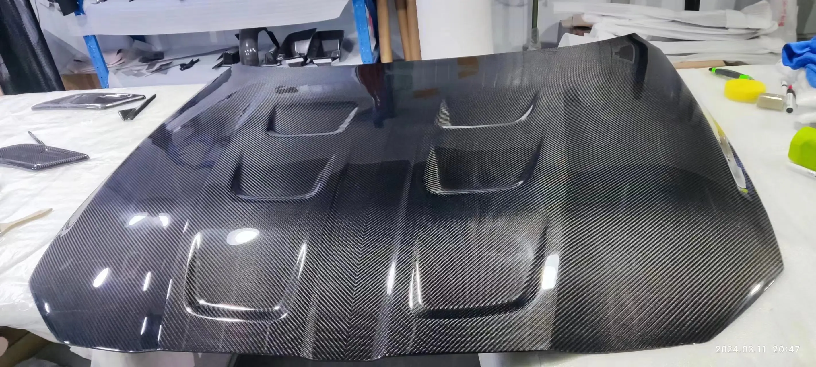 جديد G80 M3 M4 G82 G83 AC نمط بونيه ألياف الكربون الجافة طقم هيكل السيارة غطاء المحرك الغطاء الأمامي