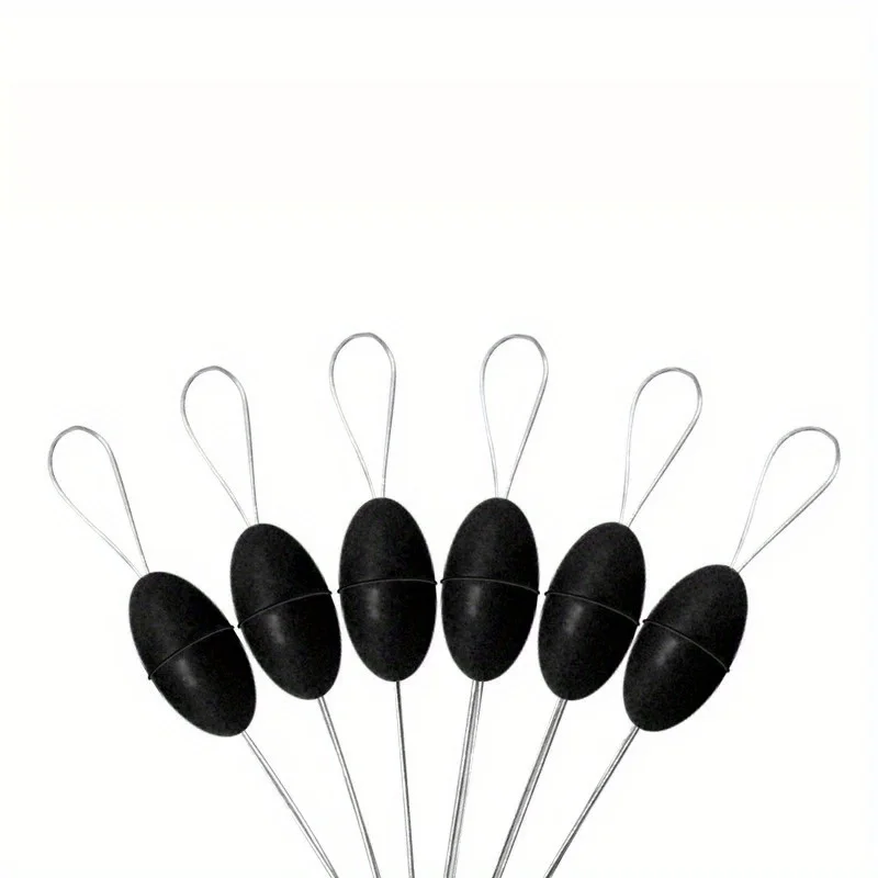 Ackibbik 120pcs Fishing Bobber Stoppers Fishing Accessories Silicone Space Beans, Olive-shaped Fishing Tool Fish Bobber Tools image 6