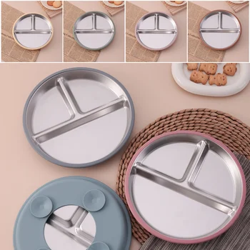 Stainless Steel Baby Suction Plate 1