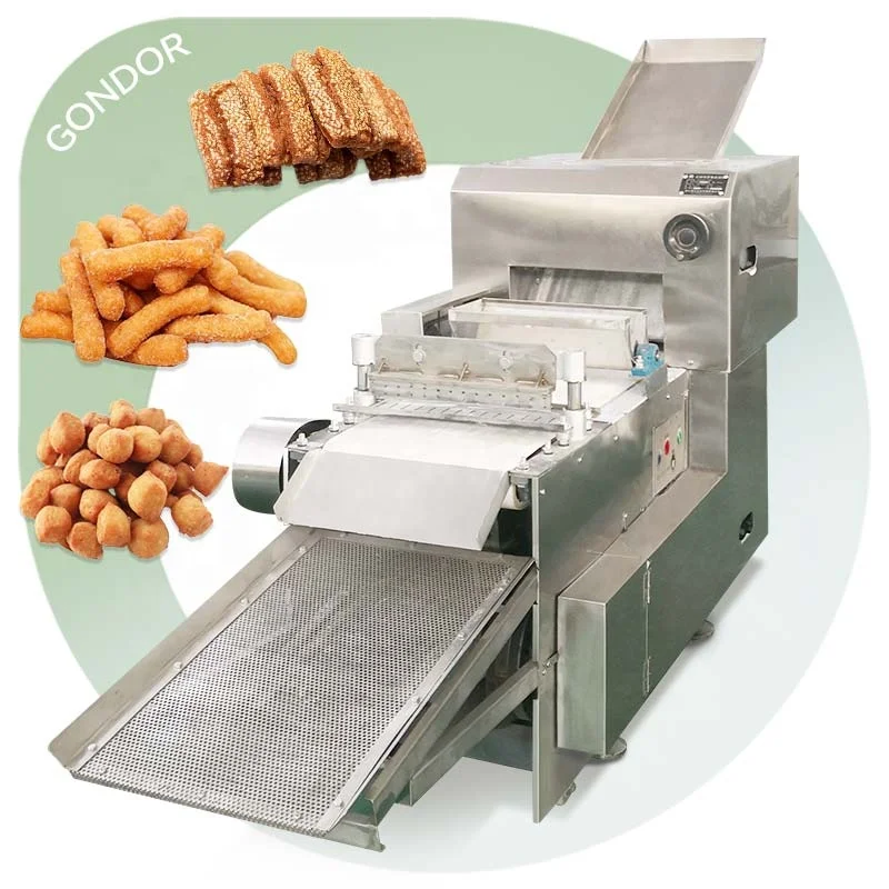 Máquina Cortadora Industrial Automática de Cubos de Masa para Snacks, Grissini, Frituras Pequeñas y Chin Chin