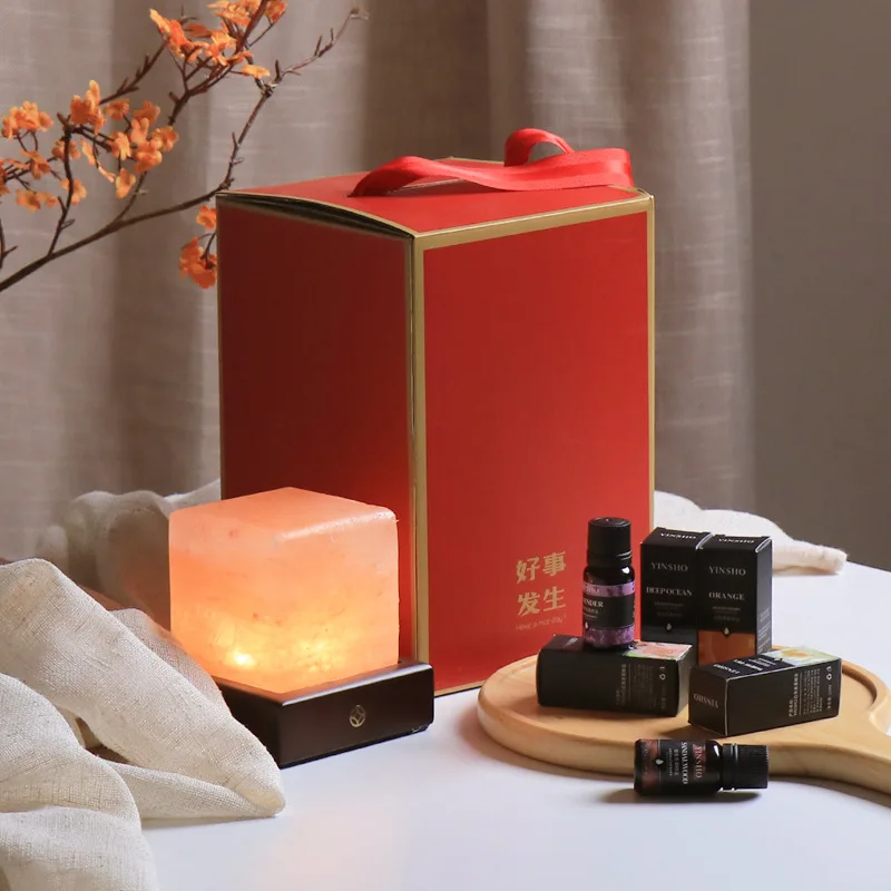 طبيعي، كريستال، مصباح الملح، الروائح، زخرفة، شحن، غرفة النوم، عيد ميلاد، هدية.